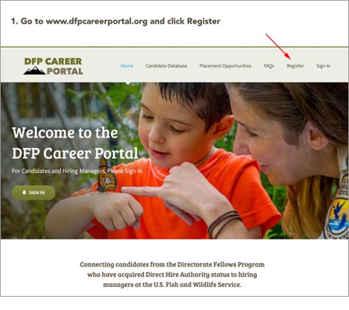 DFP Career Portal Guidance